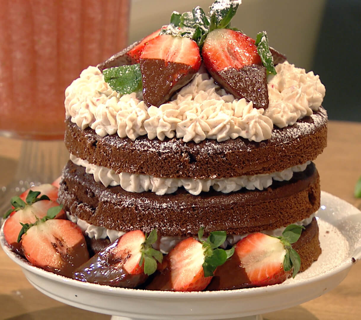 Schoko Naked Cake